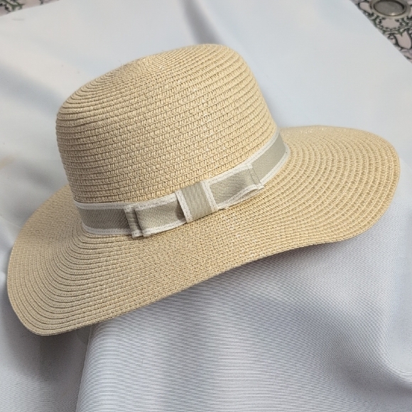 NWOT Source Unknown Tan Wide-Brim Hat - Picture 4 of 8